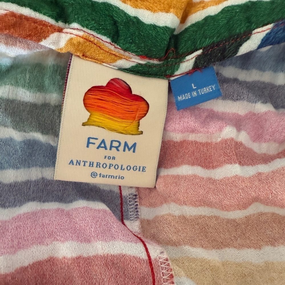 Farm Rio Rainbow Striped Joggers - Picture 13 of 13